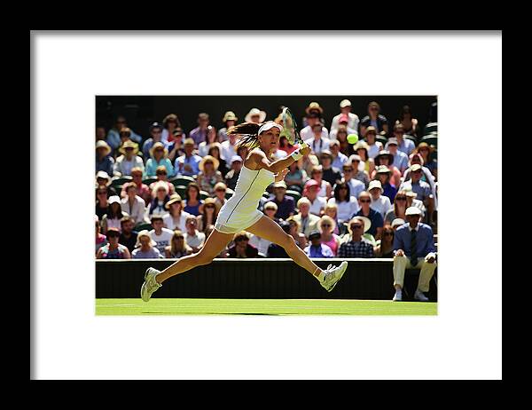 Tennis Framed Print featuring the photograph Day Ten The Championships - Wimbledon #1 by Shaun Botterill