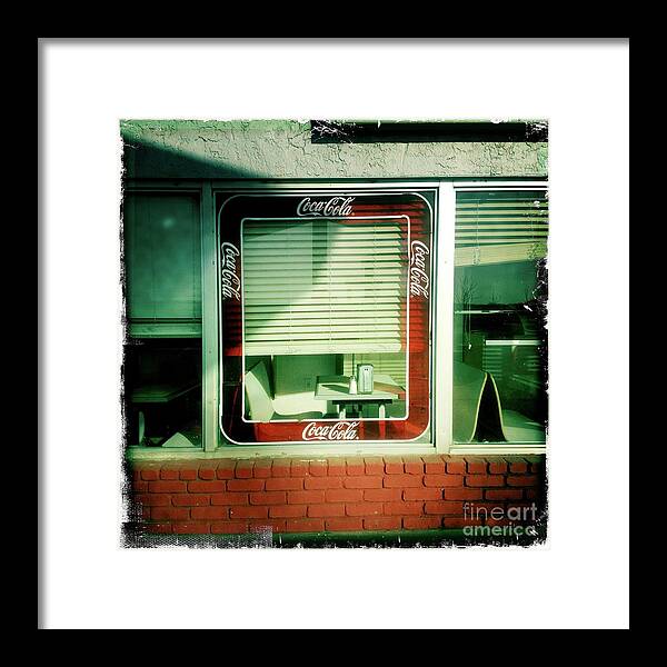 Dunnigan Framed Print featuring the photograph Dunnigan Cafe by Suzanne Lorenz