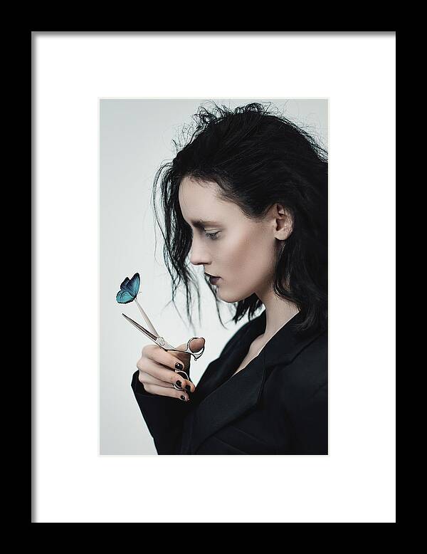 Fineart Framed Print featuring the photograph Edward Scissorhands Series #1 by Martin Lee