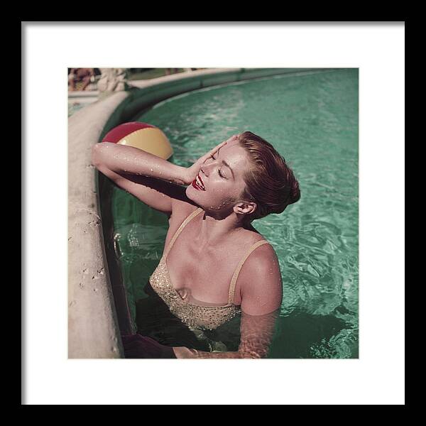 Esther Williams Framed Print featuring the photograph Esther Williams by Slim Aarons