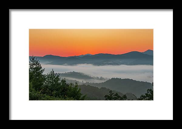 Before Sunrise Framed Print featuring the photograph First Light #2 by Marcy Wielfaert