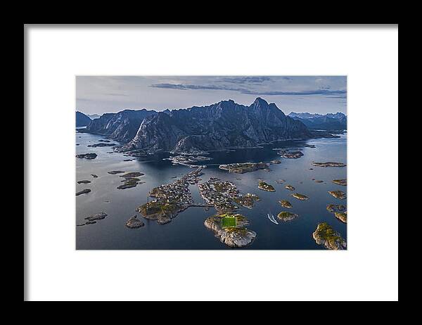 Landscape Framed Print featuring the photograph Football Field On The Edge Of The World #1 by Simoon