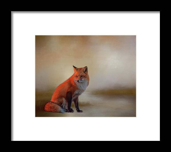 Fox Framed Print featuring the photograph Foxy by Cathy Kovarik