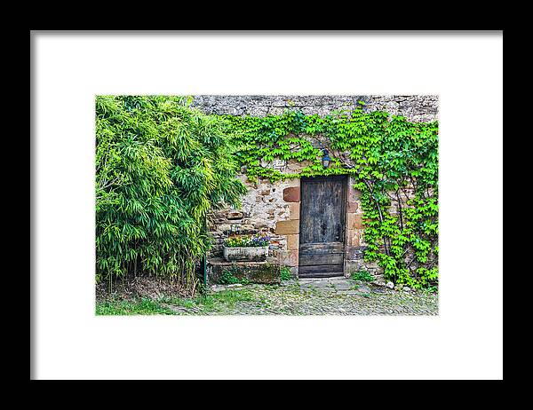 Arch Framed Print featuring the photograph France, Cordes-sur-ciel #1 by Hollice Looney