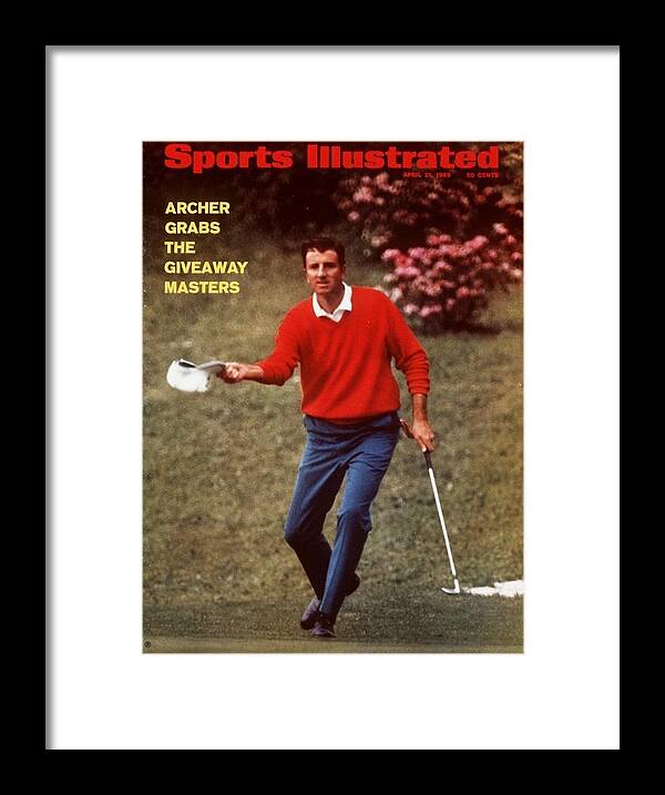 Magazine Cover Framed Print featuring the photograph George Archer, 1969 Masters Sports Illustrated Cover #1 by Sports Illustrated