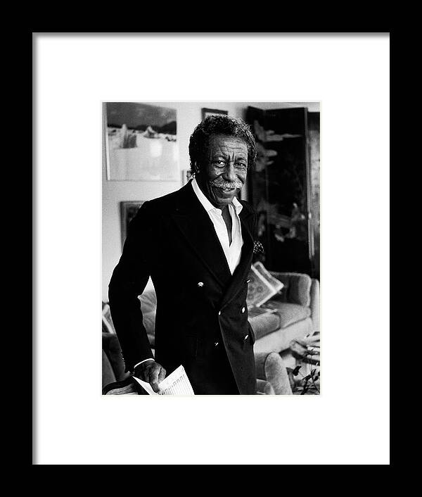 Vertical Framed Print featuring the photograph Gordon Parks #1 by Alfred Eisenstaedt
