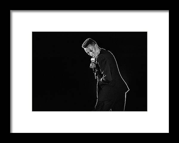 Singer Framed Print featuring the photograph Grace Jones In Concert #1 by George Rose