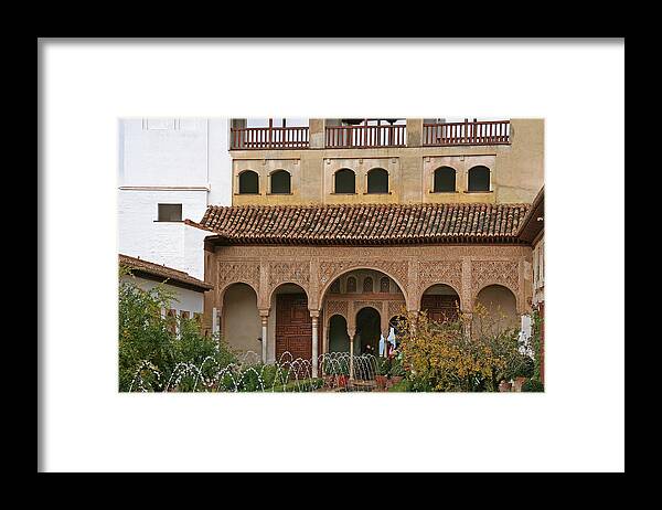 Alhambra Framed Print featuring the photograph Granada, Spain - Alhambra #2 by Richard Krebs