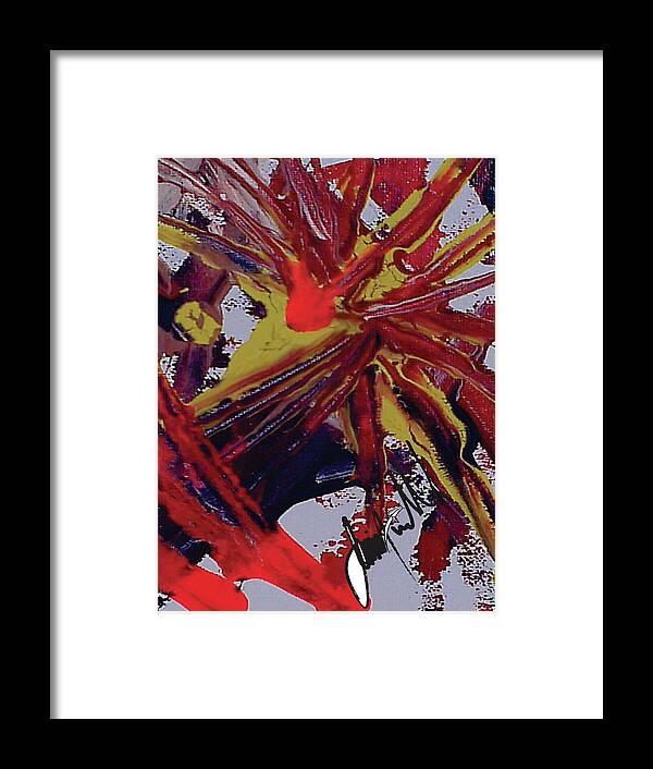  Framed Print featuring the digital art Gravitate #1 by Jimmy Williams