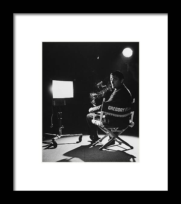Archival Framed Print featuring the photograph Gregory Peck #1 by Allan Grant