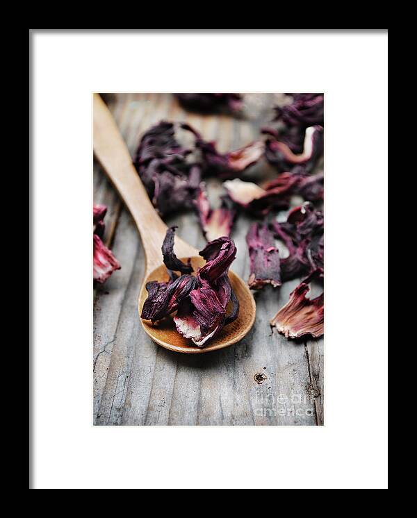 Tea Framed Print featuring the photograph Hibiscus Tea #1 by Jelena Jovanovic