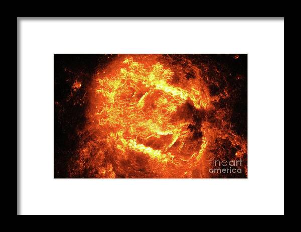 Energy Framed Print featuring the photograph High Energy Flame #1 by Sakkmesterke/science Photo Library