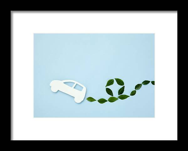 Curve Framed Print featuring the photograph Image Of Eco Car #1 by Imagenavi