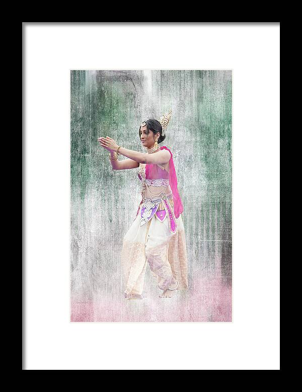 Paris Framed Print featuring the photograph Indian Dancer #1 by Isabelle Dupont