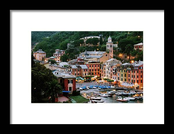Outdoors Framed Print featuring the photograph Italy, Portofino, Liguria, Portofino #1 by Jeremy Woodhouse