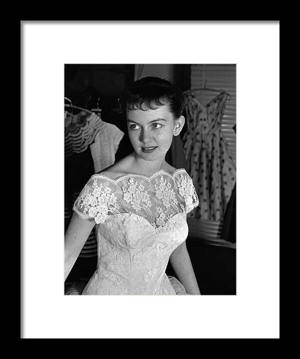 Child Framed Print featuring the photograph Janette Scott #1 by Carl Sutton