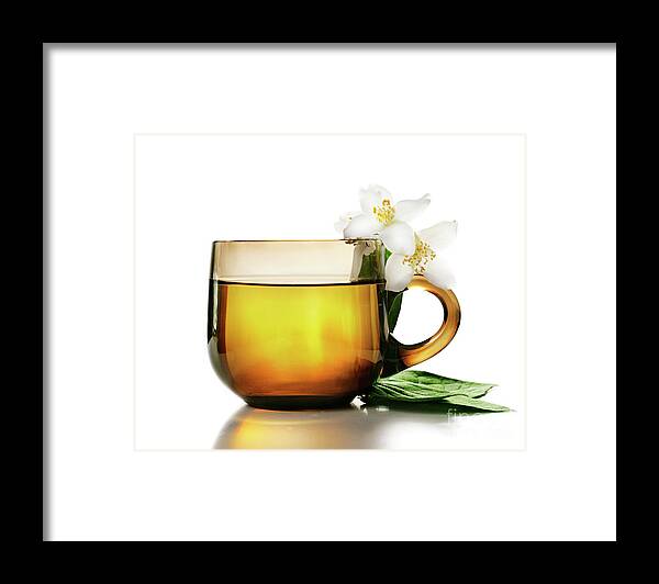Tea Framed Print featuring the photograph Jasmine Tea #1 by Jelena Jovanovic