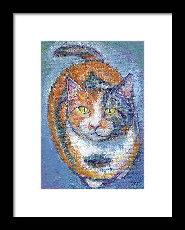 Animal Framed Print featuring the painting Juju Bee Crop #1 by Mary Urban