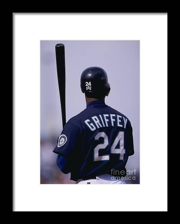 Peoria Sports Complex Framed Print featuring the photograph Ken Griffey Jr #1 by Brian Bahr