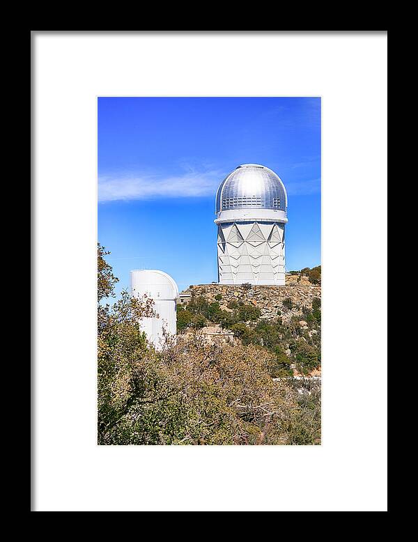 Observatory Framed Print featuring the photograph Kitt Peak Observatory AZ #1 by Chris Smith