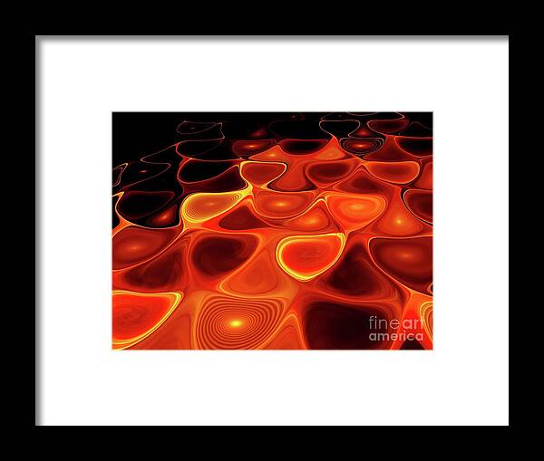 Lava Framed Print featuring the photograph Lava In Hell #1 by Sakkmesterke/science Photo Library