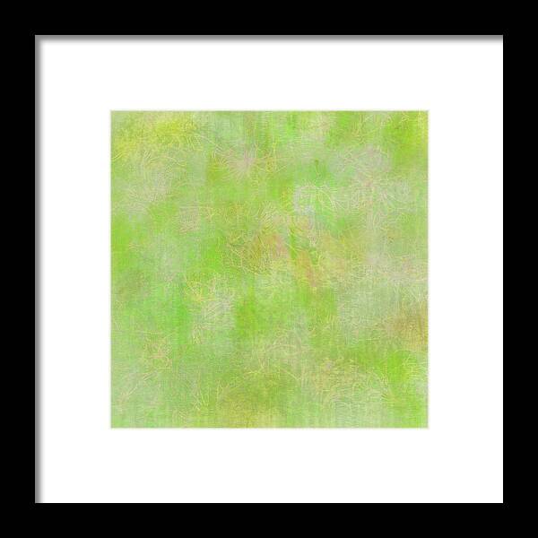 Lime Framed Print featuring the digital art Lime Batik Print #1 by Sand And Chi