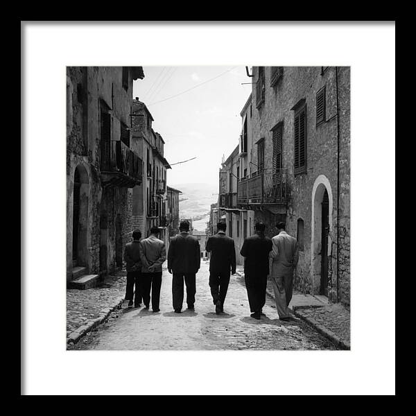 People Framed Print featuring the photograph Lucky Luciano #1 by Slim Aarons