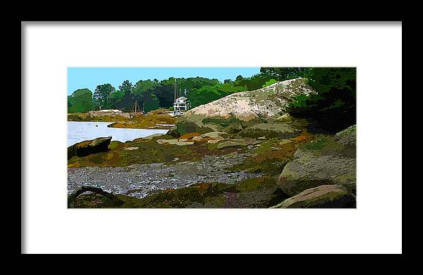 Maine Framed Print featuring the photograph Maine Coast #1 by Robert Bissett