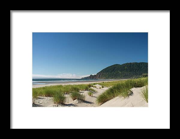 Beach Framed Print featuring the photograph Manzanita Beach Oregon #1 by David L Moore