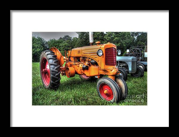 Tractor Framed Print featuring the photograph Minneapolis-Moline by Mike Eingle