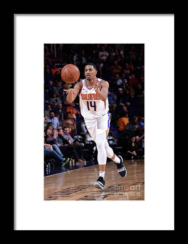 Nba Pro Basketball Framed Print featuring the photograph Minnesota Timberwolves V Phoenix Suns by Michael Gonzales