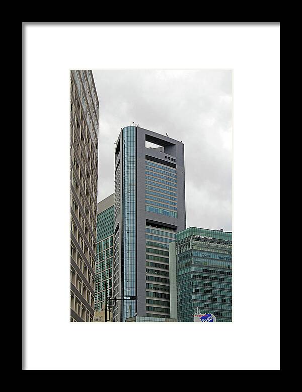 Tokyo Framed Print featuring the photograph Modern Building - Tokyo #5 by Richard Krebs