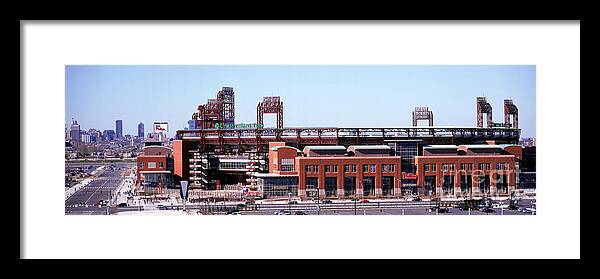 Citizens Bank Park Framed Print featuring the photograph Montreal Expos V Philadelphia Phillies by Jerry Driendl