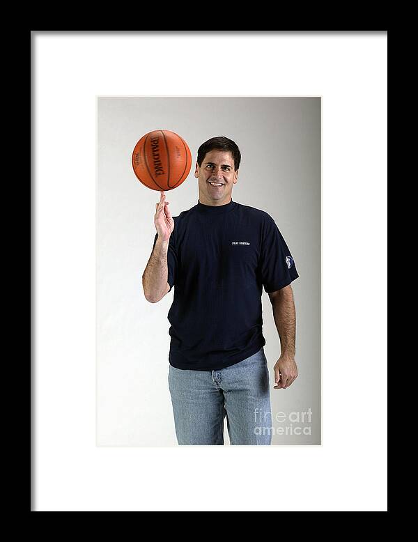 Media Day Framed Print featuring the photograph Nba Media Day #1 by Glenn James