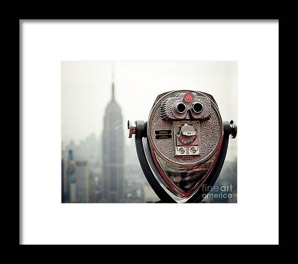Empire State Building Framed Print featuring the photograph Observation #1 by RicharD Murphy