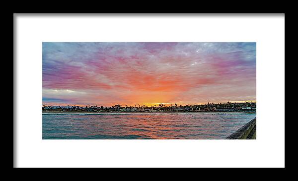 Coastal Living Framed Print featuring the photograph Ocean Beach Sunrise by Local Snaps Photography