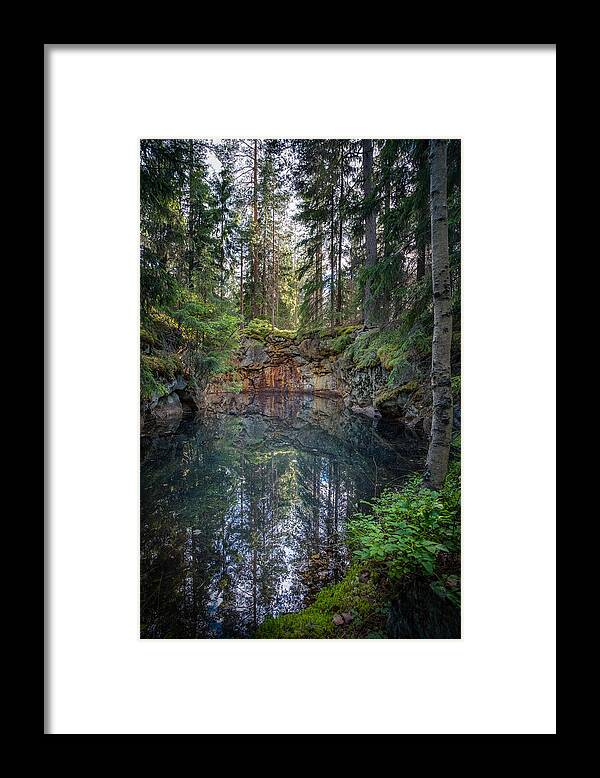 Landscape Framed Print featuring the photograph Old And Historical Mine Full #1 by Jani Riekkinen