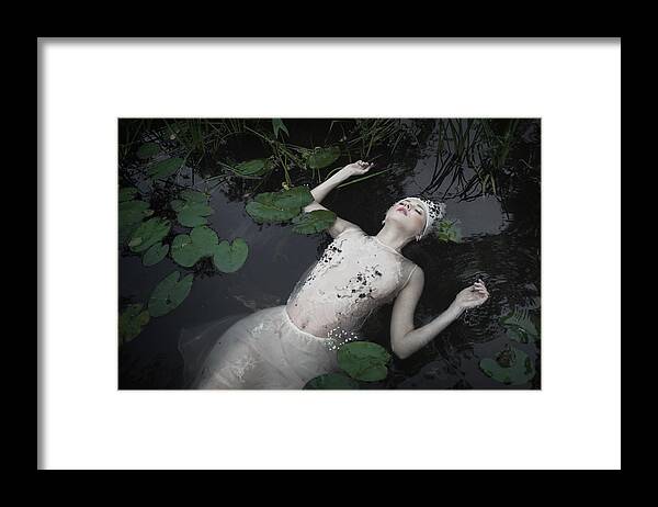 Gravity Framed Print featuring the photograph Ophelia #1 by Dorota Grecka