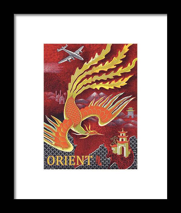 Orient Framed Print featuring the digital art Orient #1 by Long Shot