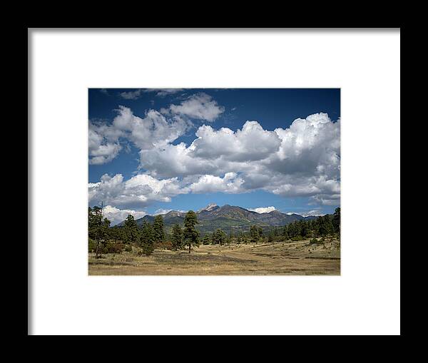 Pagosa Peak Framed Print featuring the photograph Pagosa Peak-Fall #1 by Mark Langford