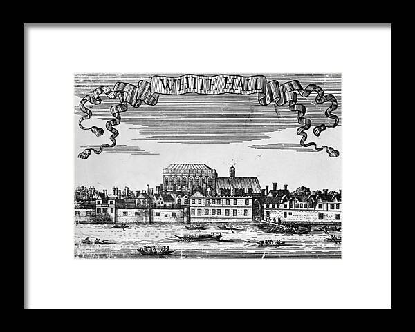 Printmaking Technique Framed Print featuring the photograph Palace Of Whitehall #1 by Hulton Archive