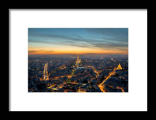 Landscape Framed Print featuring the photograph Paris, France - May 5, 2016 Beautiful #1 by Prasit Rodphan