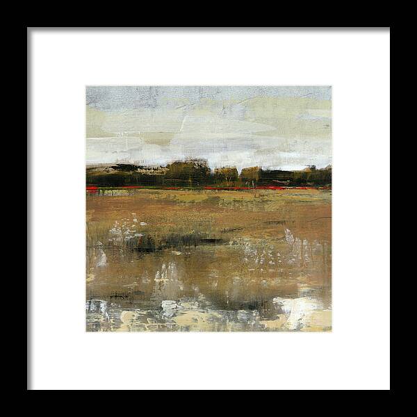 Abstract Framed Print featuring the painting Pastoral II #1 by Tim Otoole