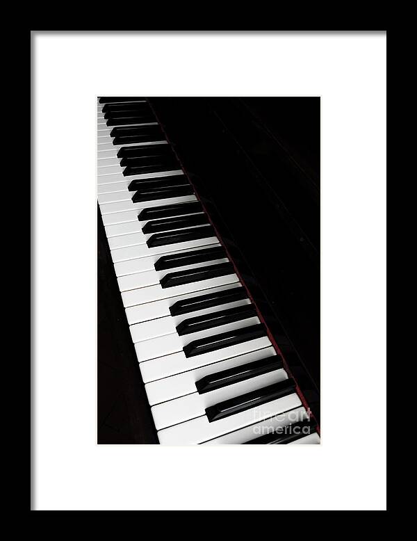 Piano Framed Print featuring the photograph The Piano by Jelena Jovanovic