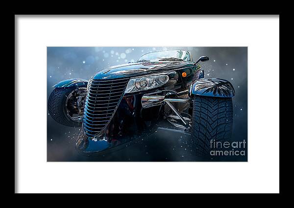 Car Framed Print featuring the photograph Plymouth Prowler #1 by Will Hetzel