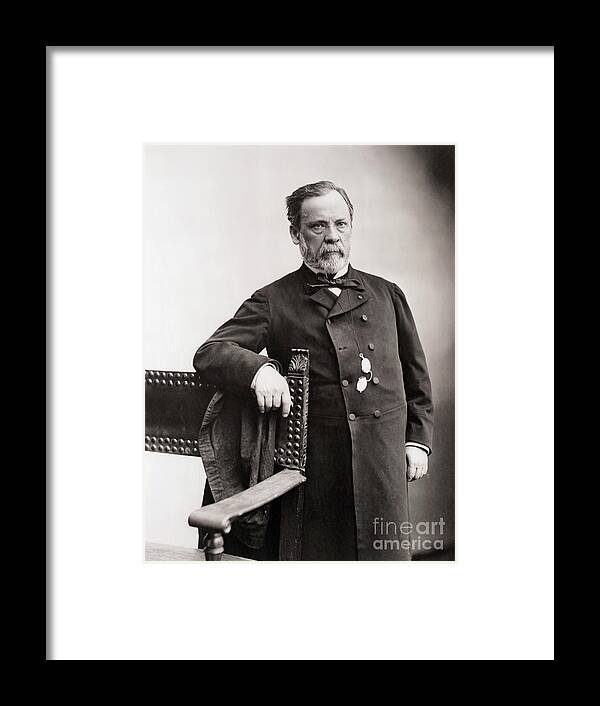 Louis Pasteur Framed Print featuring the photograph Portrait Of Louis Pasteur #1 by Bettmann