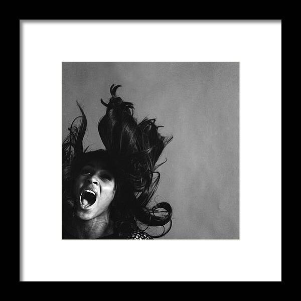 Singer Framed Print featuring the photograph Portrait Of Tina Turner by Jack Robinson