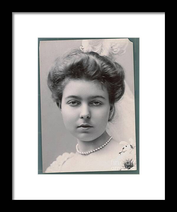 Adolescence Framed Print featuring the photograph Princess Margaret Of Connaught #1 by Bettmann