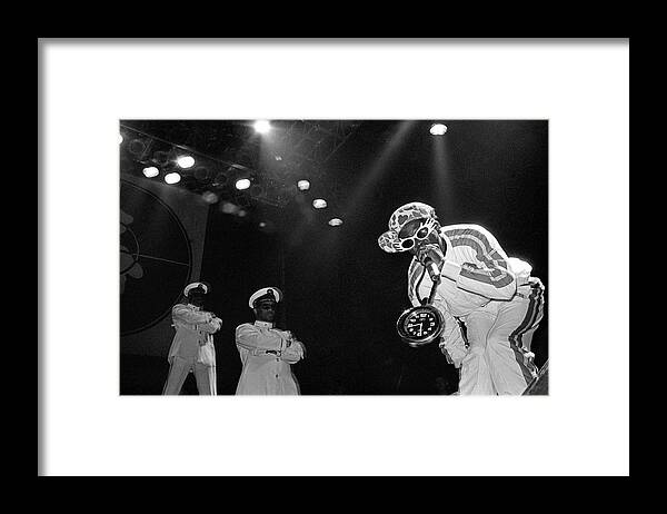 Music Framed Print featuring the photograph Public Enemy Perform At Docklands Arena #1 by Martyn Goodacre