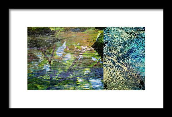 Photography Framed Print featuring the photograph River Mod Panel II #1 by Sisa Jasper